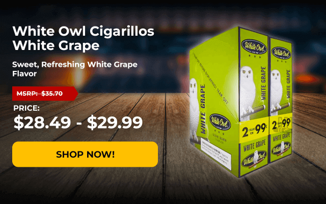 WHITE OWL CIGARILLOS WHITE GRAPE