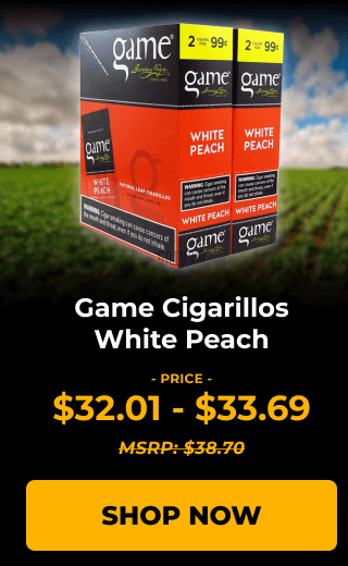 Game Cigarillos White Peach - SHOP NOW