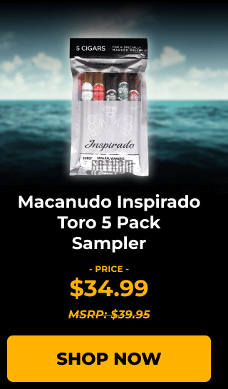 Macanudo Inspirado Toro 5 Pack Sampler