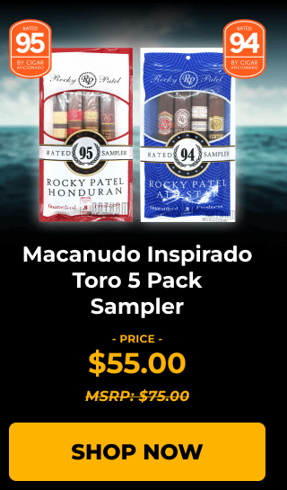 Macanudo Inspirado Toro 5 Pack Sampler