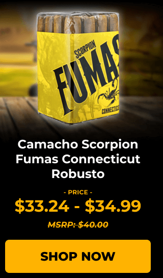 Camacho Scorpion Fumas Connecticut Robusto