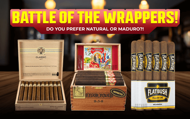 BATTLE OF THE WRAPPERS! DO YOU PREFER NATURAL OR MADURO?!