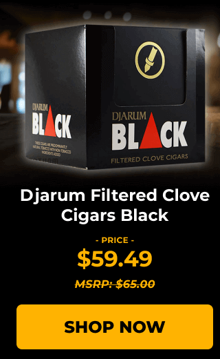 DJARUM FILTERED CLOVE CIGARS BLACK