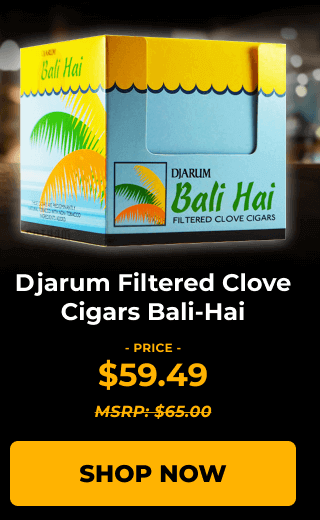 DJARUM FILTERED CLOVE CIGARS BALI-HAI