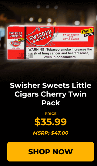 SWISHER SWEETS LITTLE CIGARS CHERRY TWIN PACK