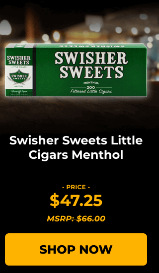 SWISHER SWEETS LITTLE CIGARS MENTHOL