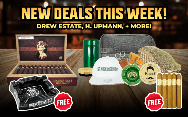 NEW DEALS THIS WEEK! DREW ESTATE, H. UPMANN, + MORE!