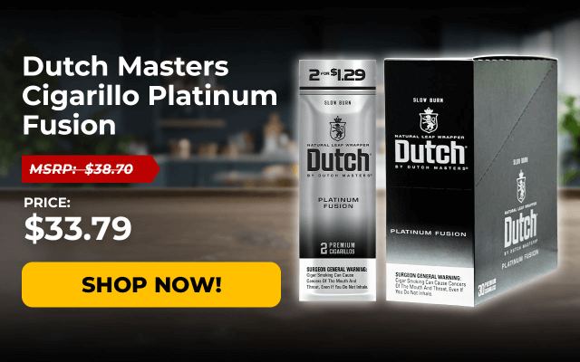 DUTCH MASTERS CIGARILLO PLATINUM FUSION