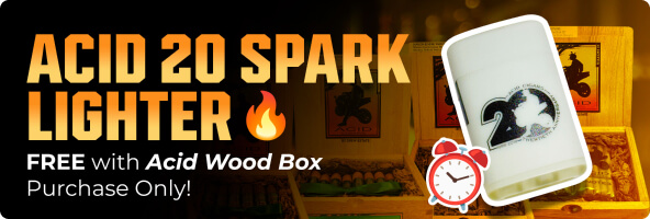 ACID 20 SPARK LIGHTER. FREE WITH ACID WOOD BOX PURCHASE ONLY!