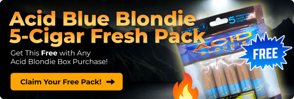 FREE ACID BLUE BLONDIE 5-CIGAR FRESH PACK