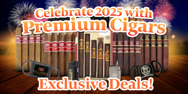 Celebrate 2025 with Premium Cigars Exclusive Deals!