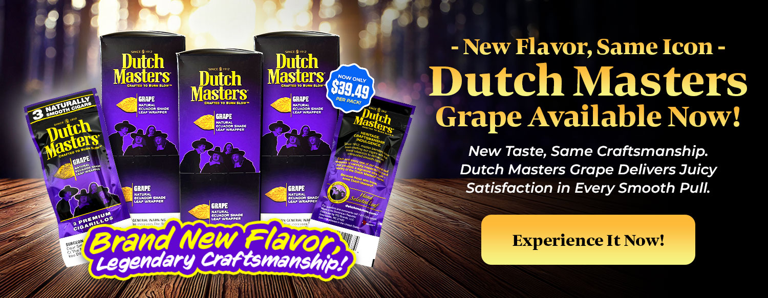 - New Flavor, Same Icon - Dutch Masters Grape Available Now!