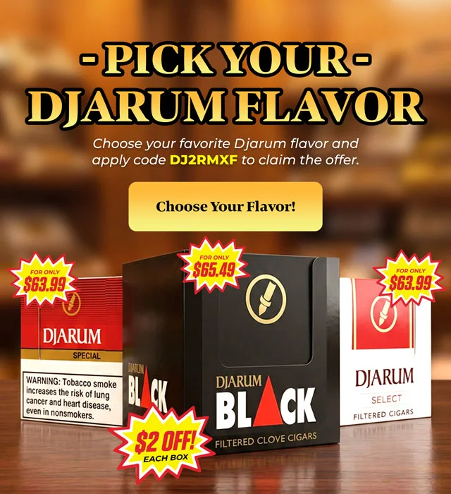Djarum Filtered Cigars