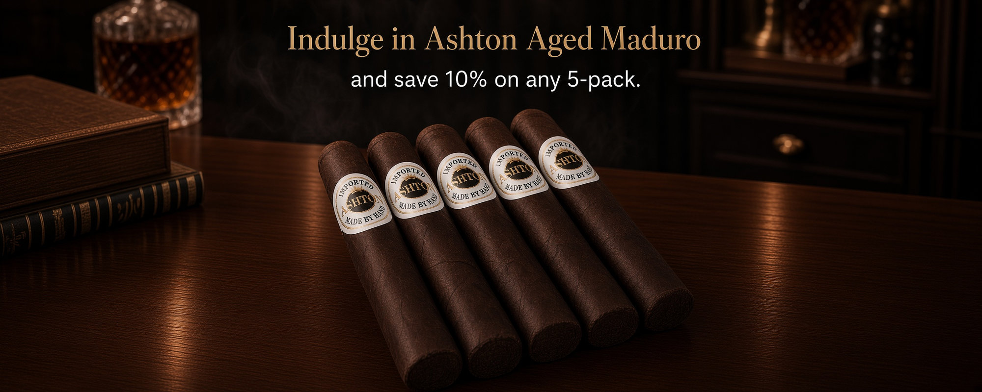 Ashton Aged Maduro Cigars - Smooth and Luxurious