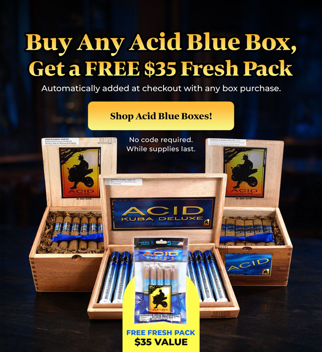 Acid Blue Box Cigars